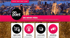 Desktop Screenshot of onpointmediagroup.com